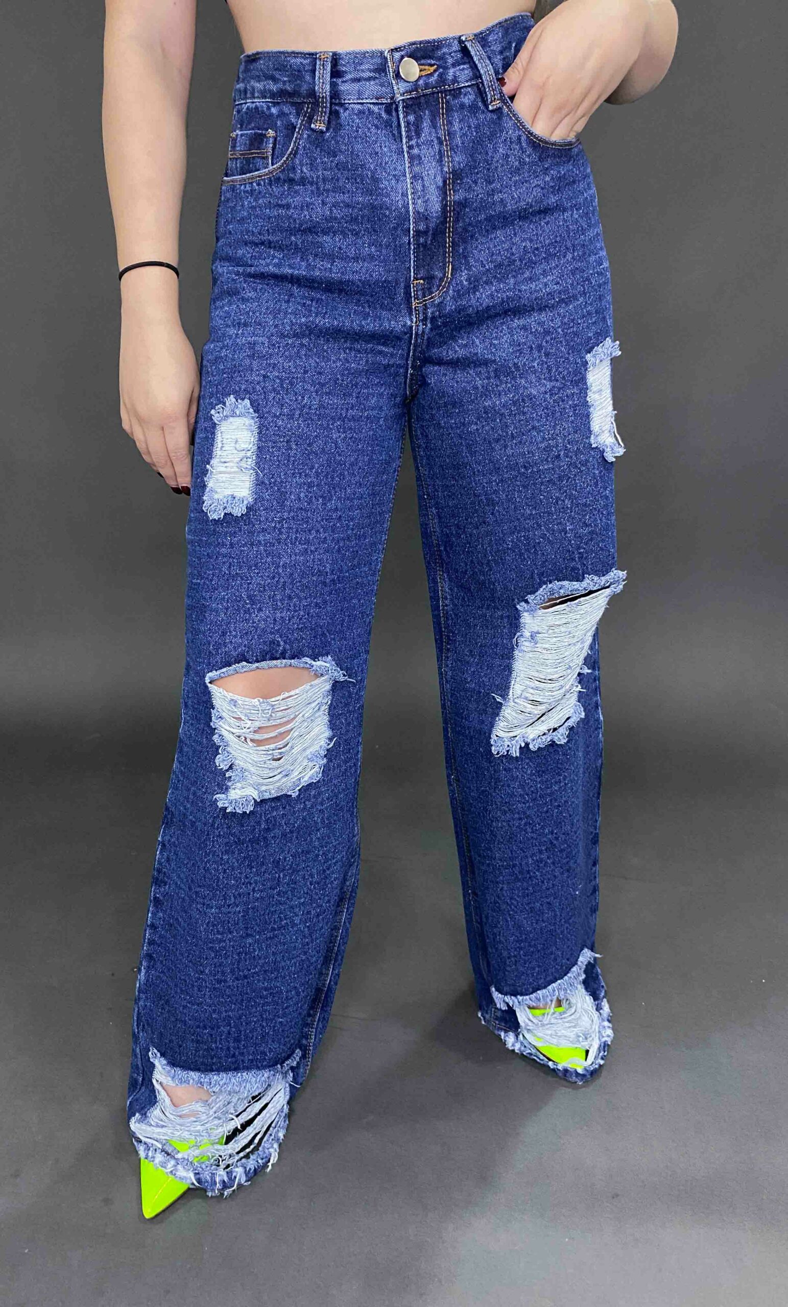 Jean recto roto – COVAS 🌿 – Clothing / Ropa